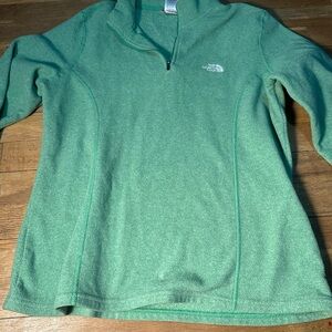 The North Face Green Fleece Pullover